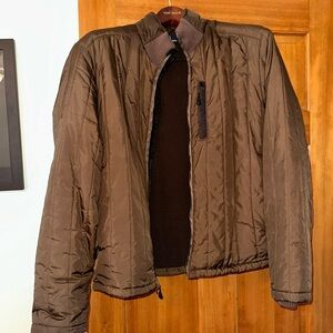 Vintage Men's POLO RALPH LAUREN brown PUFFER JACKET Sz L